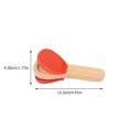 thumbnail image 2 of FUTUREORYY 4pcs Castanet Toy Simple Structure Blue Synthetic Material Music Education Music Class, 2 of 8