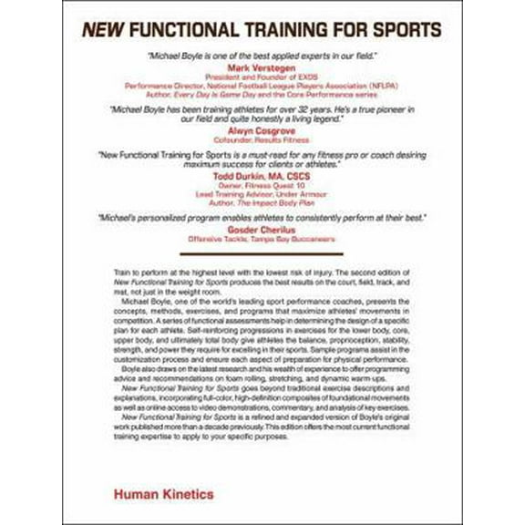 Pre-Owned New Functional Training for Sports (Paperback) 1492530611 9781492530619