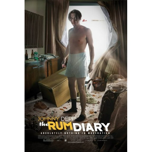 Rum Diary The Movie Poster Reprint 27inx40in for any room 27x40 Multi-Color Square Adults Posters