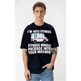 thumbnail image 1 of Fitness-Themed Mailbox Graphic T-Shirt for Mail Carriers - 100% Cotton, Relaxed Fit, Machine Washable, 1 of 8