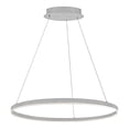 thumbnail image 1 of Dainolite Circulo 1-Light 34W Lustre Moderne en Métal en Argent, 1 of 1