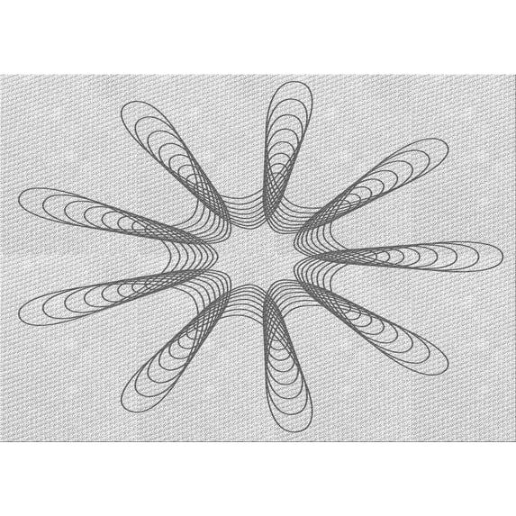 Ahgly Company Machine Washable Indoor Rectangle Transitional Platinum Gray Area Rugs, 6' x 9'