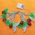 thumbnail image 4 of Halloween Decor 8 Modes Halloween Lights with Timer 9 Feet 20 LED Pumpkin Bat Ghost Fairy Lights, 4 of 4