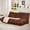 Brown, variant on Bean Bag Chairs for Adults Giant Bean Bag Chair Memory Foam BeanBag Chair Bean Bag Sofa with Filler Faux Fur Fireside Beanbags Lazy Sofa for Living Room Bedroom Office (Green Chevron, 3-Seater)