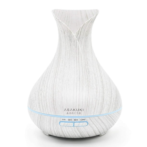 ASAKUKI 400ML Premium, Essential Oil Diffuser, Quiet 5in1 Humidifier