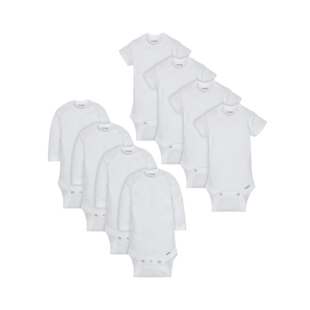 Onesies Brand Baby Boy or Girl Gender Neutral White Bodysuits Variety ...