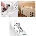 thumbnail image 3 of Jinsinto 4pcs 180° Rotatable Recessed Door Handle Concealed Handle Tatami Hidden Handles 10cm, 3 of 4