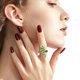 thumbnail image 2 of Anillo Exquisito: Ligera sensación de alta gama con cristal esmaltado a mano de Zibo - ¡Perfecto para ocasiones elegantes!", 2 of 4