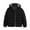 Black, variant on ANINEO Kids Boys Girls Long Sleeve Winter Warm Outwear Solid Color Hoodie Jacket Coat