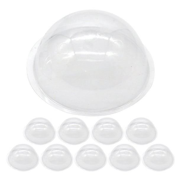 20 bolas de nieve rellenables de plástico transparente - Adornos de bricolaje para decorar pueblos navideños - Accesorios artesanales para decoración navideña