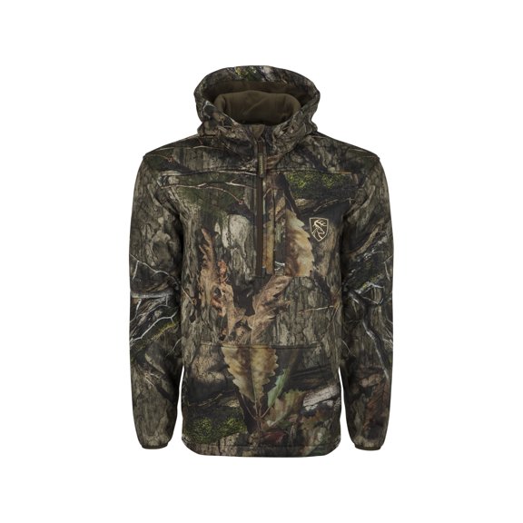 Drake Men's Non-Typical Endurance Quarter Zip Shirt Mossy Oak Country DNA Medium