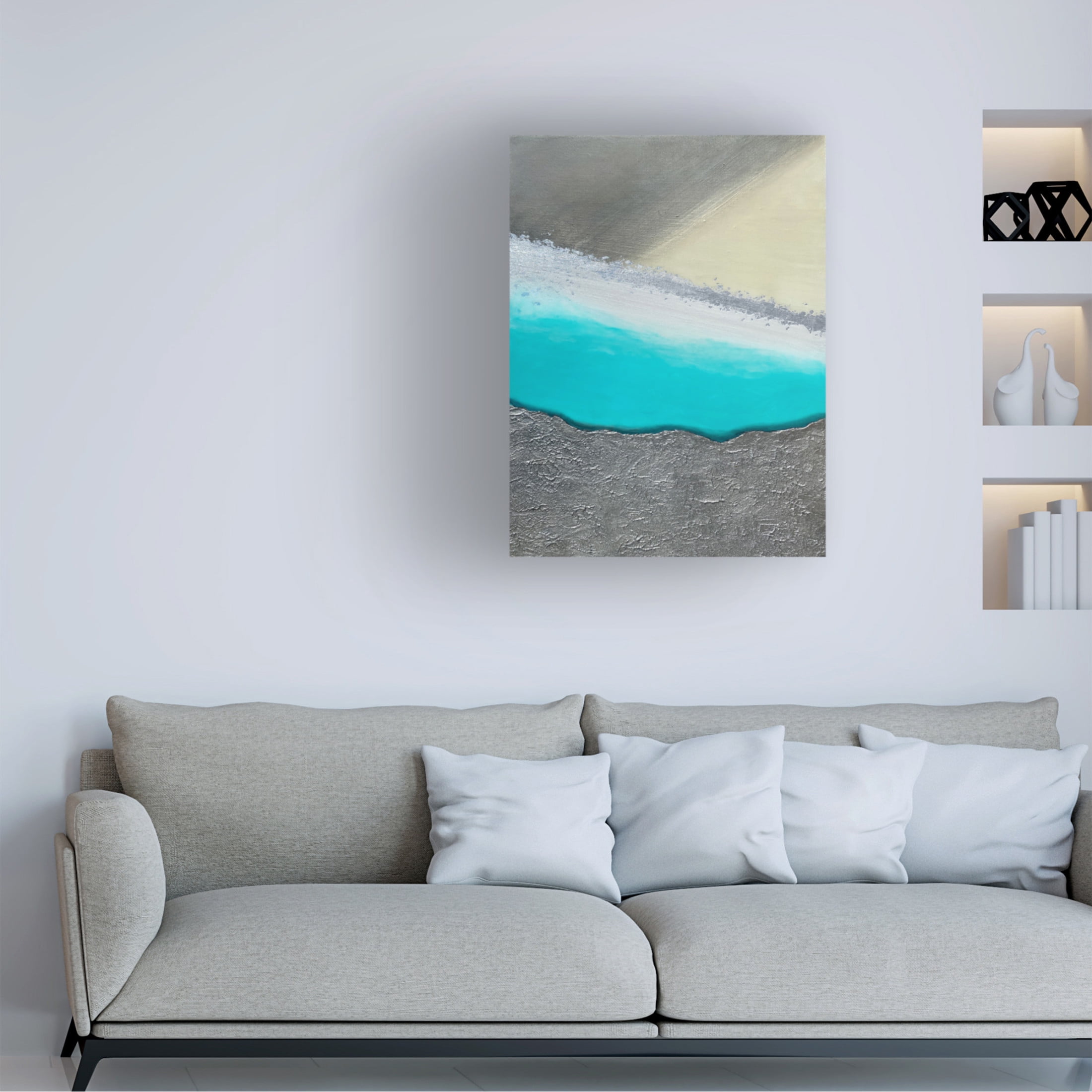 Trademark Fine Art Alyson Storms  Desert Oasis 2 Canvas Wall Art