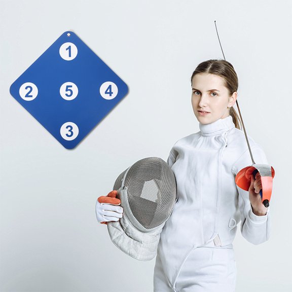 WRITWAA 2Pcs Sturdy Rubber Fencing Target for Indoor Practice Wall Mount Training Fencing Gear