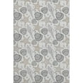 thumbnail image 2 of Addison Rugs Mayfield Washable Coastal Shells Fog Rectangle Rug, 2'6" x 3'10", 2 of 6