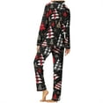 thumbnail image 5 of Xihbxyly Christmas Pajamas for Women, Women's Christmas Printed Pajama Set for Daily Home Wear Two-Piece Pajama Set with Pocket, 5 of 6