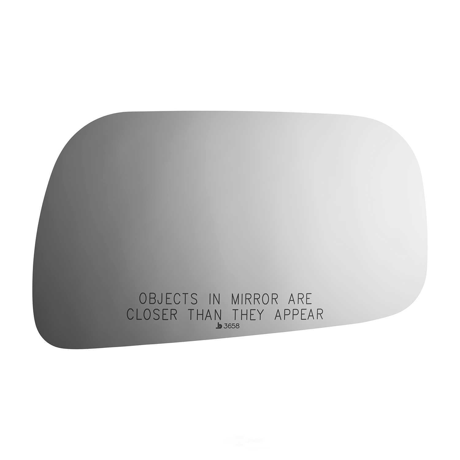 Burco Side View Mirror Replacement Glass - Clear Glass - 3658