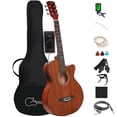 thumbnail image 1 of 38 inch Electroacústica Guitarra Guitarra acustica con Afinadores,Correas,Cuerdas para Instrumentos,, 1 of 8