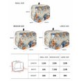 thumbnail image 2 of Thanksgiving Pumpkin Small Toaster Cover 2 Slice, Kitchen Appliance Covers, Fall Blue White Orange Plants Toaster Oven Cover with Loop, Bread Machine Cover Polyester Dust Cover Protection, 2 of 4
