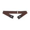 thumbnail image 2 of Eoperou Canvas Lazy Belt Elastic Rubber Band - Visible Snap Button Adjustable Slide Buckle Waistband Jeans Pants Accessories, 2 of 8