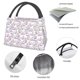thumbnail image 4 of Disketp Purple Rabbit Bolsa Térmica Estampada, Bolsa Térmica Aislante para Almuerzo, Playa y Campamento, 4 of 6