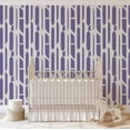 thumbnail image 4 of S4sassy Removable Contemporary Purple Wall Decor, Geometric Branch Print Textured Contact Paper for Walls, Cabinets, Dresser, Self Adhesive Vinyl Wallpaper Roll, Waterproof Contact Paper - 25"x60", 4 of 8
