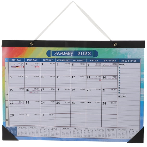 Calendario de pared 2024 Calendario mensual Calendario colgante de pared para oficina en casa