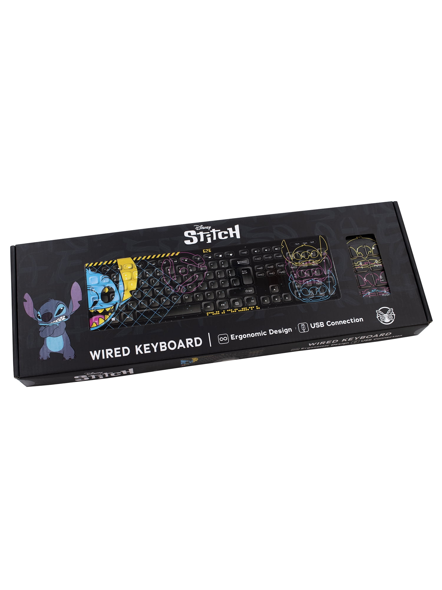 Disney's Lilo and Stitch Wired USB Keyboard with 108 Keys