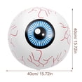 thumbnail image 2 of Ojos inflables luminosos de Halloween para fiestas al aire libre: decoración para jardín, césped y piscina, 2 of 7