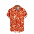 thumbnail image 5 of Rvwovn Men's Hawaiian Short Sleeve Shirt Button Down Tropical Print Casual Tee Beach Vacation Wear S-4X, 5 of 7