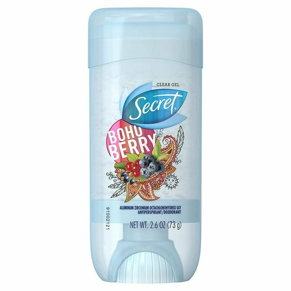 Secret Boho Berry Antiperspirant Deodorant Clear Gel, 2.6 oz