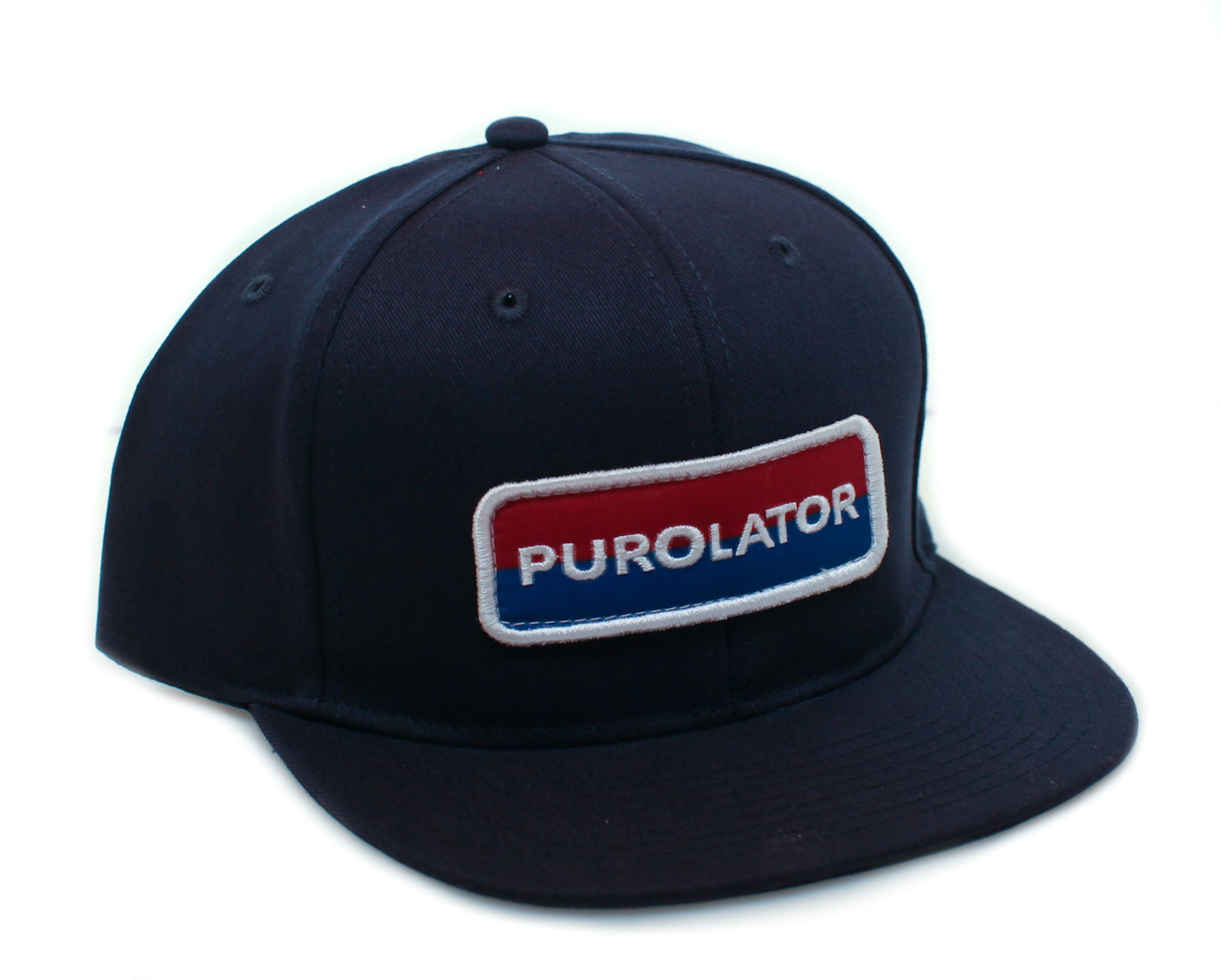 Purolator Vintage Hat Racing Car Team Cole Harry Hogge Embroidered Flat Cap Navy