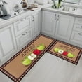 thumbnail image 3 of Apple Home Kitchen Rugs and Mats Non Skid Washable Set of 2, Farmhouse Fruits Kitchen Mats for Floor, Apples Kitchen Runner Rug, Vintage Kitchen Decor, 3 of 6
