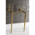 thumbnail image 3 of Kingston Brass VPB30167 Edwardian 16" Wide X 30" High Console Stand - Brass, 3 of 7