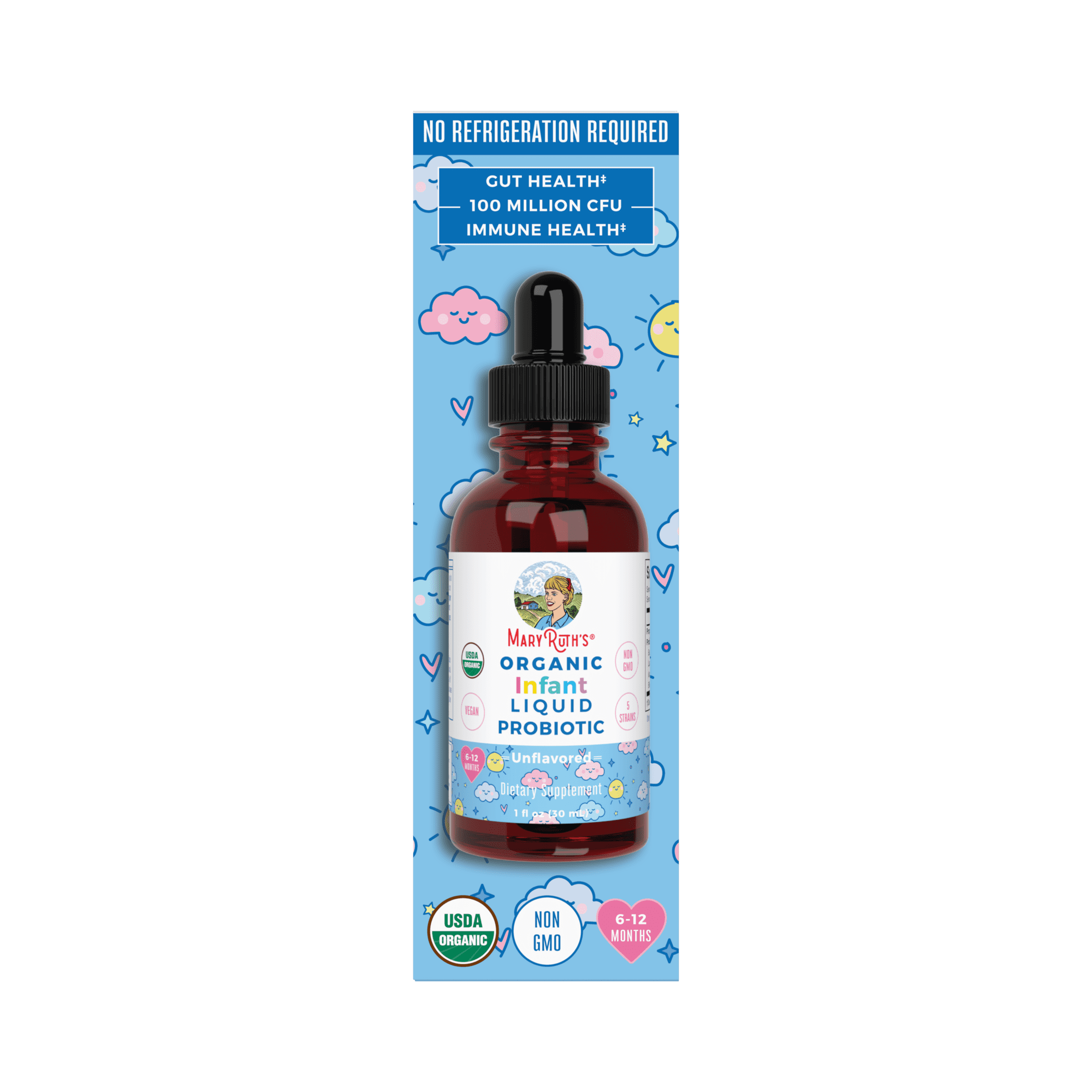 MaryRuth Organics Infant Probiotic Liquid Drops, Organic, 1 fl oz
