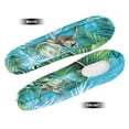 thumbnail image 5 of Yuyamidu Sea Turtle Car Armrest Covers Palm Leaves Seat Arm Rest Protector Accessories One Pair Car Armrest Decor for Auto Truck Van Car Front Seat Armrest Cover, 5 of 7