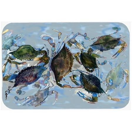 

15 x 12 in. Crab Glass Cutting Board - Large