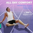 thumbnail image 4 of FORIEVIC Zipper Compression Socks Women & Men - 2Pairs Calf Knee High 15-20mmHg Open Toe Compression Stocking suit for Walking, 4 of 6
