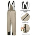 thumbnail image 6 of Mapamyumco Men's Snow Insulated Ski Bib Pants, Waterproof Windproof Snowboard Hiking Pants with Detachable Suspenders Cornstalk M, 6 of 8