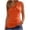 *Orange, variant on VBVC Women's Draped Cowl Neck Sleeveless Tank Top , Ladies' Ruched Side Slim Fit Blouse , Stretchy Soft Casual Vest Shirts For Women,Army Green,XS-3XL