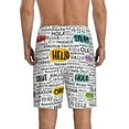 thumbnail image 4 of Lsque Hello Mens Sleep Pajama Shorts,Short Pajama Pants, Cotton Ultra-Soft Knit-Large, 4 of 9