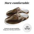 thumbnail image 6 of Lsque Cow With Butterflies Pattern Womens Comfort Cotton on Scuff With Memory Foam and Anti-skid Sole Slipper-39/40, 6 of 7