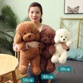 thumbnail image 5 of Surakey 10.2" Plush Dog Toys,Curly Haired Teddy for Kids Birthday Gift Beige, 5 of 10