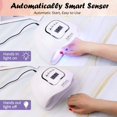thumbnail image 4 of Gel UV Led Nail Lamp, UV Nail Dryer for Gel Polish, Portable Nail Polish Dryer with 4 Timer Setting, Professional Led Nail Lamp for Gel Polish, UV Gel Nail Lamp for Nail Art Design, 4 of 8
