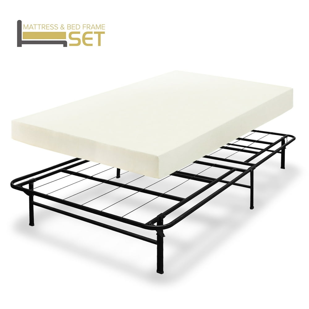 Best Price Mattress 6 Inch Memory Foam Mattress and DualUse Steel Bed