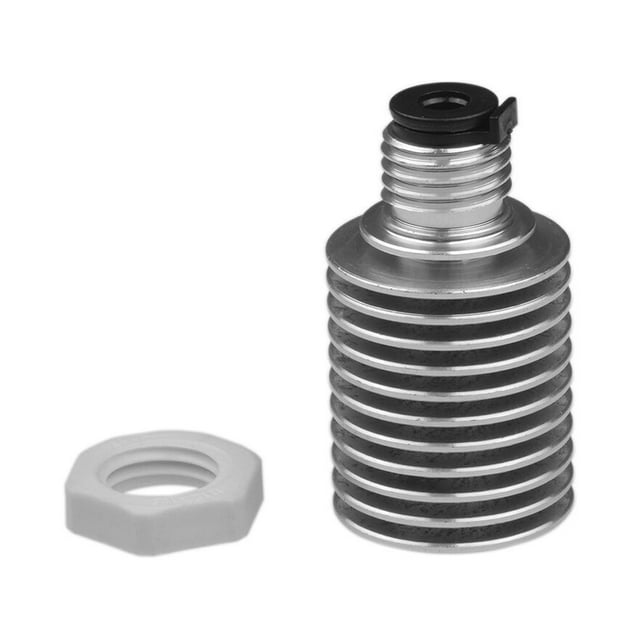 kurtrusly 3D Printer Radiator Metal Heat Sink Plastic Nut 3D Printer Accessory Replacement for E3D-V6, Heat Sink, Nut