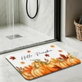 thumbnail image 2 of Christmas Bathroom Rugs Quick-Drying Non-Slip Rubber Buffalo Plaid Red Truck Merry Christmas Welcome Bath Mats Super Absorbent Winter Bathroom Rug for Kitchen Sink, Shower Room, Bathtub, 2 of 4