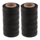 thumbnail image 1 of 2x Cordón elástico duradero negro encerado Cuerdas de para manualidades Construcción Anti erosión Humedad Suministros para joyas Kits BLESIY Cordón elástico para hacer joyas, 1 of 7