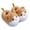 Khaki, variant on Girls Cartoon Slippers Warm Indoor Winter Shoes Kids Home Footwear Clothes