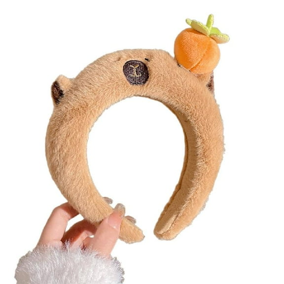 Yokua Cartoon Capybaras Shape Hair Hoop Christmas Teens Headbands Multiple Type