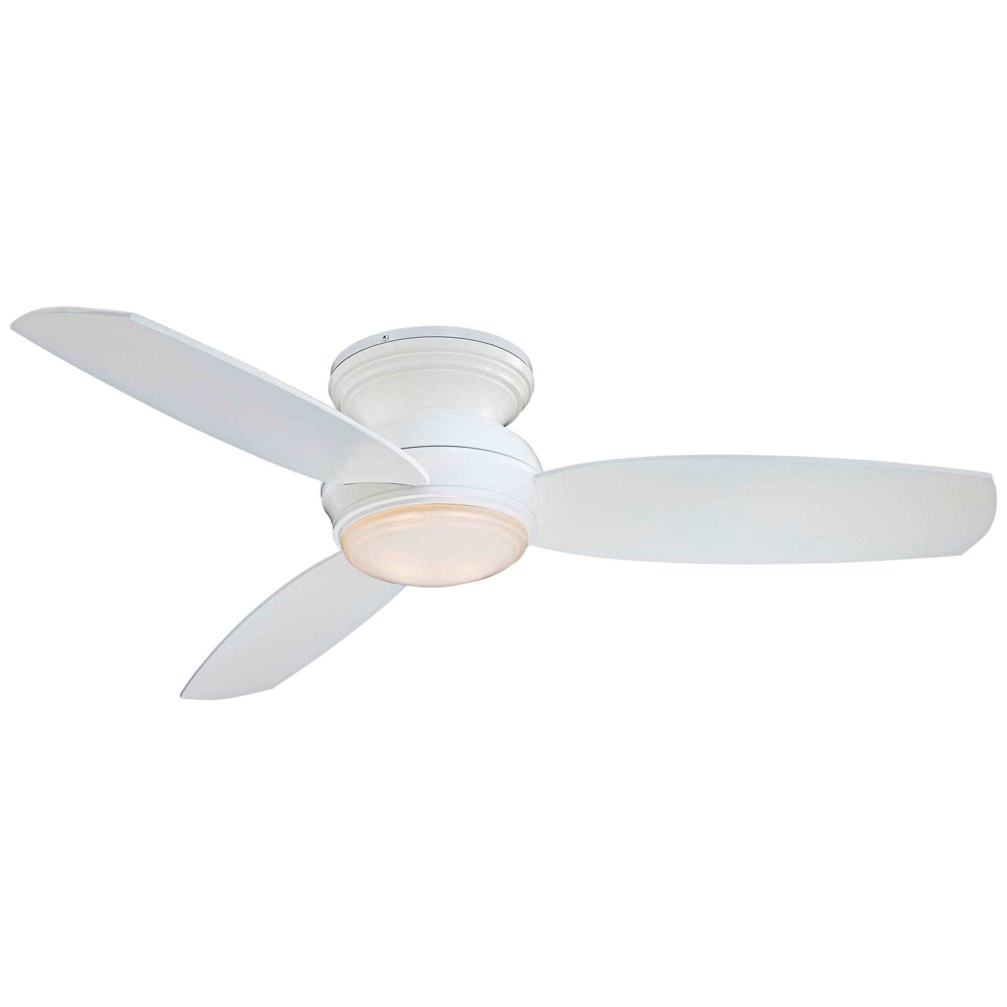 Minka Aire 44" Traditional Concept White Flushmount LED Ceiling Fan